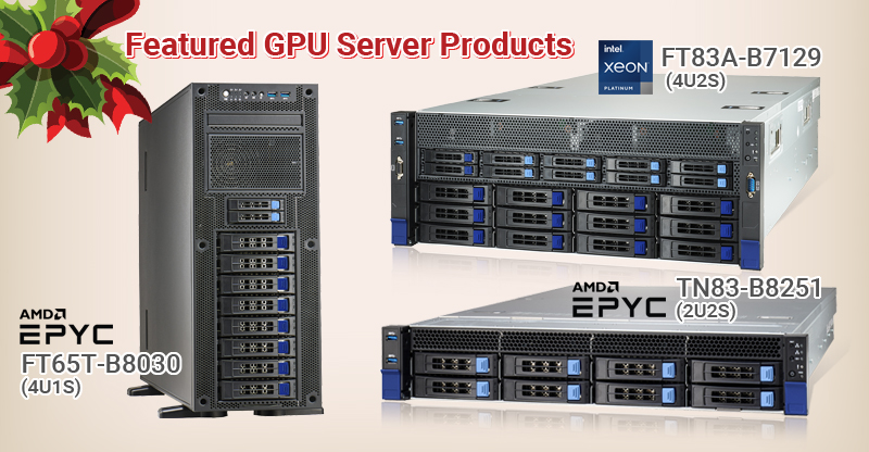 Tyan Featured GPU Server Products in 2021