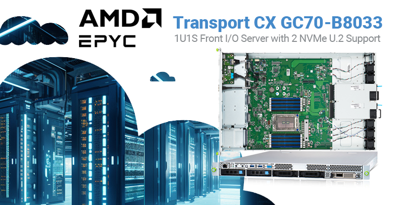 AMD EPYC Milan server GC70-B8033 introduced