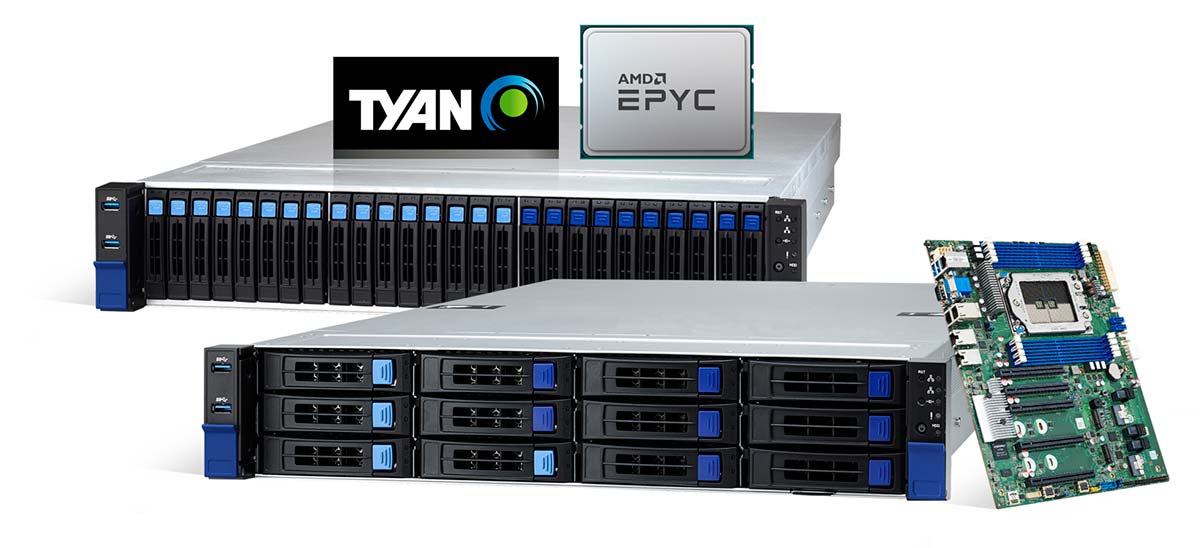 TYAN Delivers Performance Boost to HPC and Storage Servers with New AMD EPYC™ 7002 Series Processors