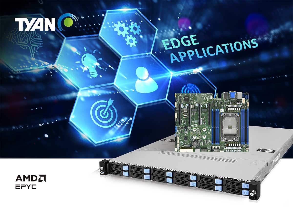 TYAN Adopts New AMD EPYC 8004 Series Processors for  Diverse Cloud and Edge Server Deployments