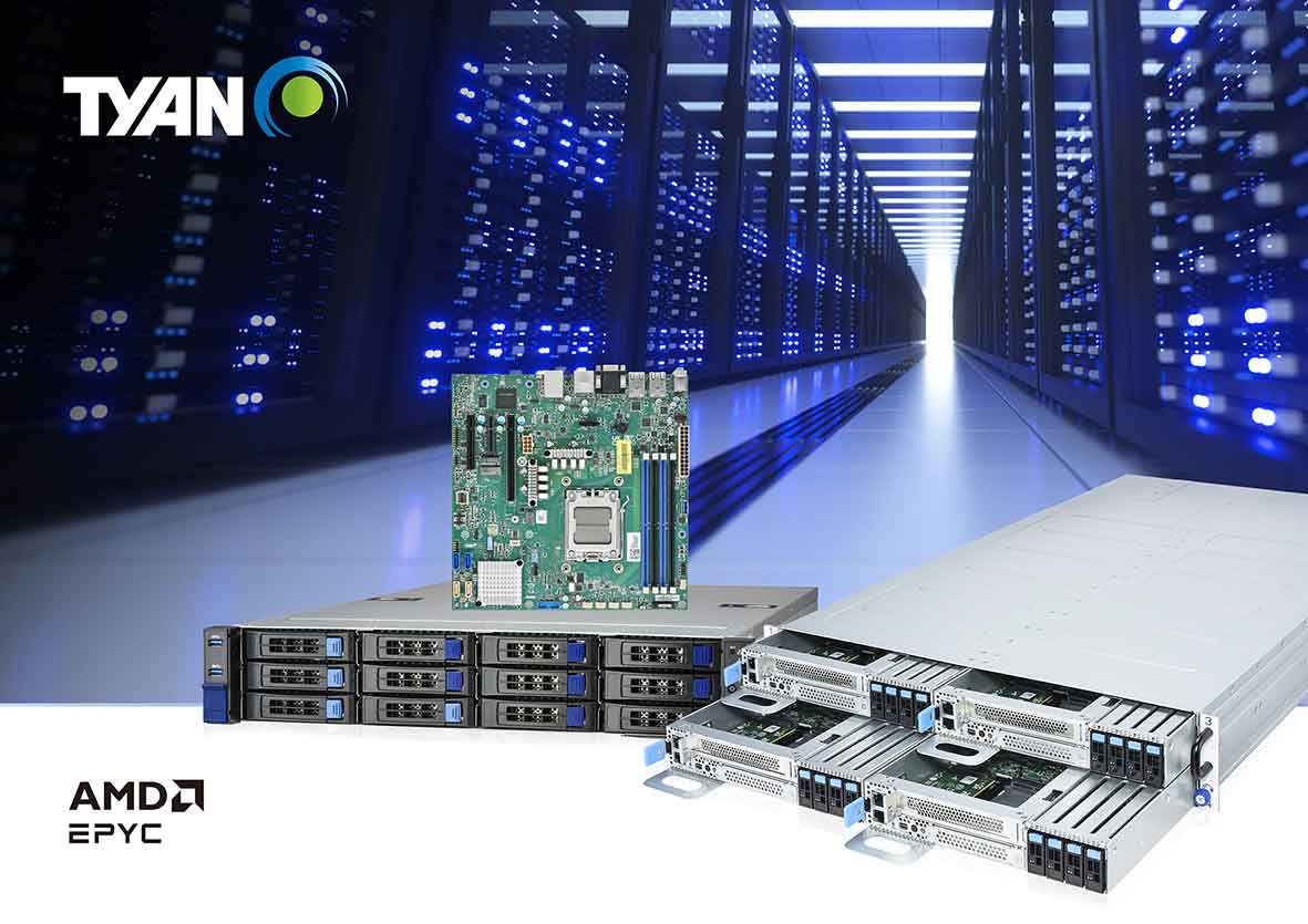 TYAN Server Platforms to Boost Data Center Computing Performance with 4th Gen AMD EPYC™ Processors at Computex 2023