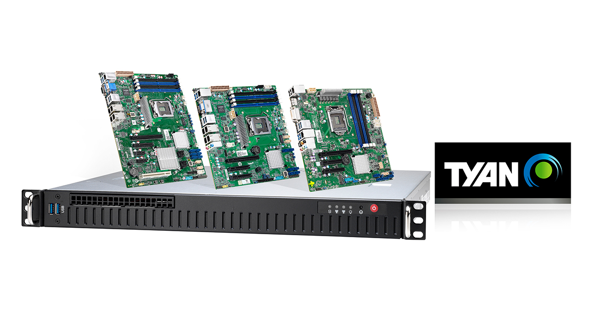 TYAN Shows Embedded Server Motherboards to Scale IoT Analytics for Network Edge at Embedded World 2020